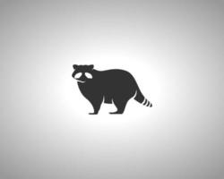 Racoon Vector Silhouette