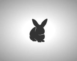 Rabbit Vector Silhouette