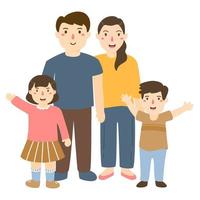 international day of families concept illustration vector