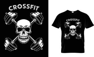 New amazing trendy gym t shirt vector