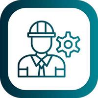 Engineer Vector Icon Design