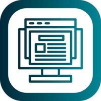 Blogging Vector Icon Design