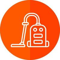 Vacuum Cleaner Vector Icon Design