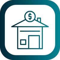 Mortgage Loan Vector Icon Design