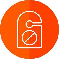 Do Not Disturb Vector Icon Design