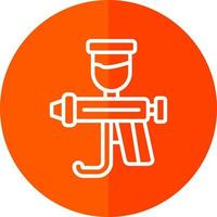 Spray Gun Vector Icon Design