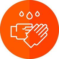 diseño de icono de vector de lavado de manos