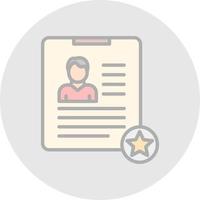 Good Resume CV Vector Icon Design