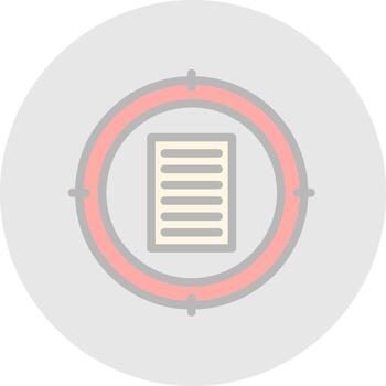 Contextual Targeting Vector Icon Design