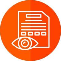 Eye Test Vector Icon Design