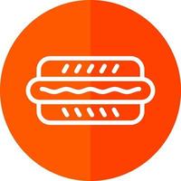 Hot Dog Vector Icon Design