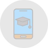 Online Courses Vector Icon Design