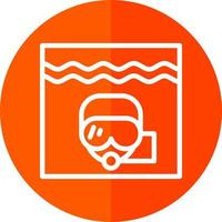 Diver Vector Icon Design