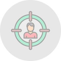 Head Hunter Male Vector Icon Design