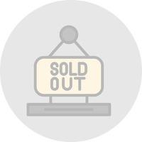 Sold Out Vector Icon Design