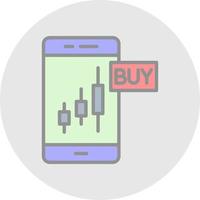 Buy Stocks Vector Icon Design