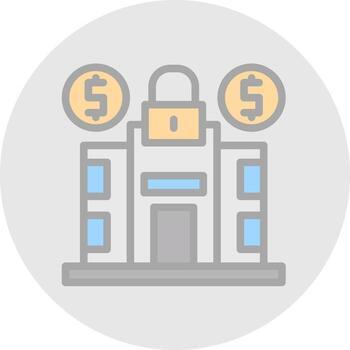 Fixed Asset Vector Icon Design