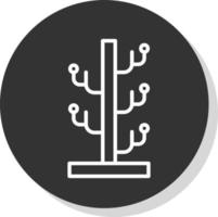 Coat Stand Vector Icon Design