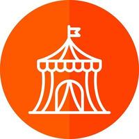 Circus Tent Vector Icon Design