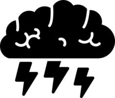 icono de vector de lluvia de ideas