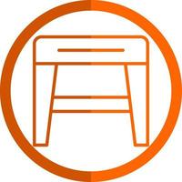 Stool f Vector Icon Design