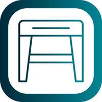 Stool f Vector Icon Design