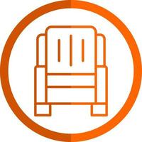 Armchair Vector Icon Design