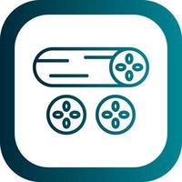 Cucumber Vector Icon Design