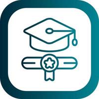 Graduation Vector Icon Design