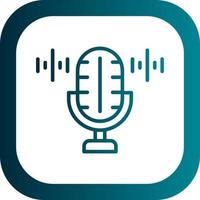 Voice Recorder Vector Icon Design