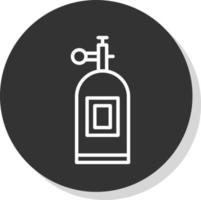 Oxygen Tank Vector Icon Design