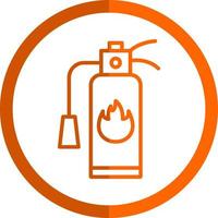 diseño de icono de vector de extintor de incendios