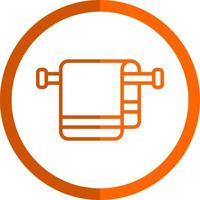 Towel Vector Icon Design