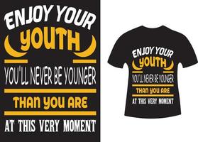 Youth Day T-Shirt Design vector