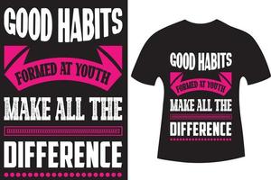 Youth Day T-Shirt Design vector