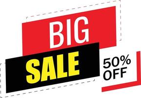 Big Sale promotional template for your business vector