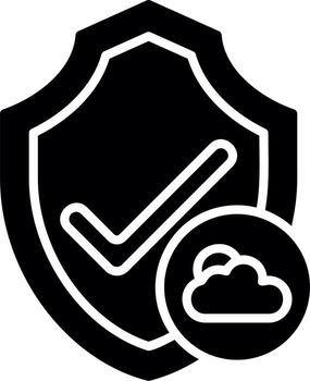 icono de vector de computación en la nube