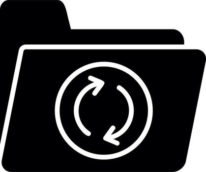 icono de vector de sincronización