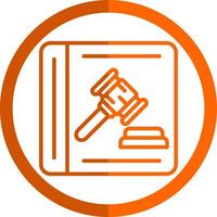 Law Book Vector Icon Design