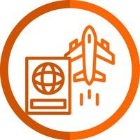 International Flights Vector Icon Design