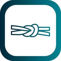 Reef Knot Vector Icon Design