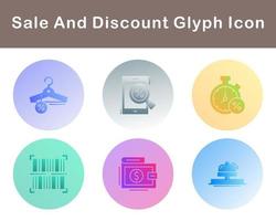 Sale And Discount Vector Icon Set