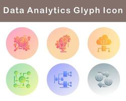 Data Analytics Vector Icon Set