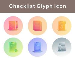 Checklist Vector Icon Set