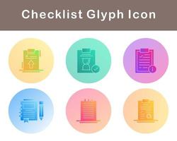 Checklist Vector Icon Set