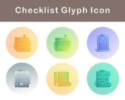 Checklist Vector Icon Set