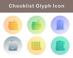 Checklist Vector Icon Set