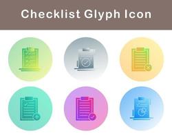 Checklist Vector Icon Set