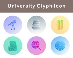 university Vector Icon Set