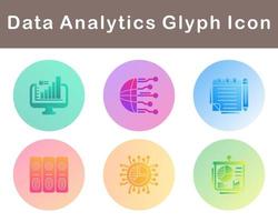 Data Analytics Vector Icon Set